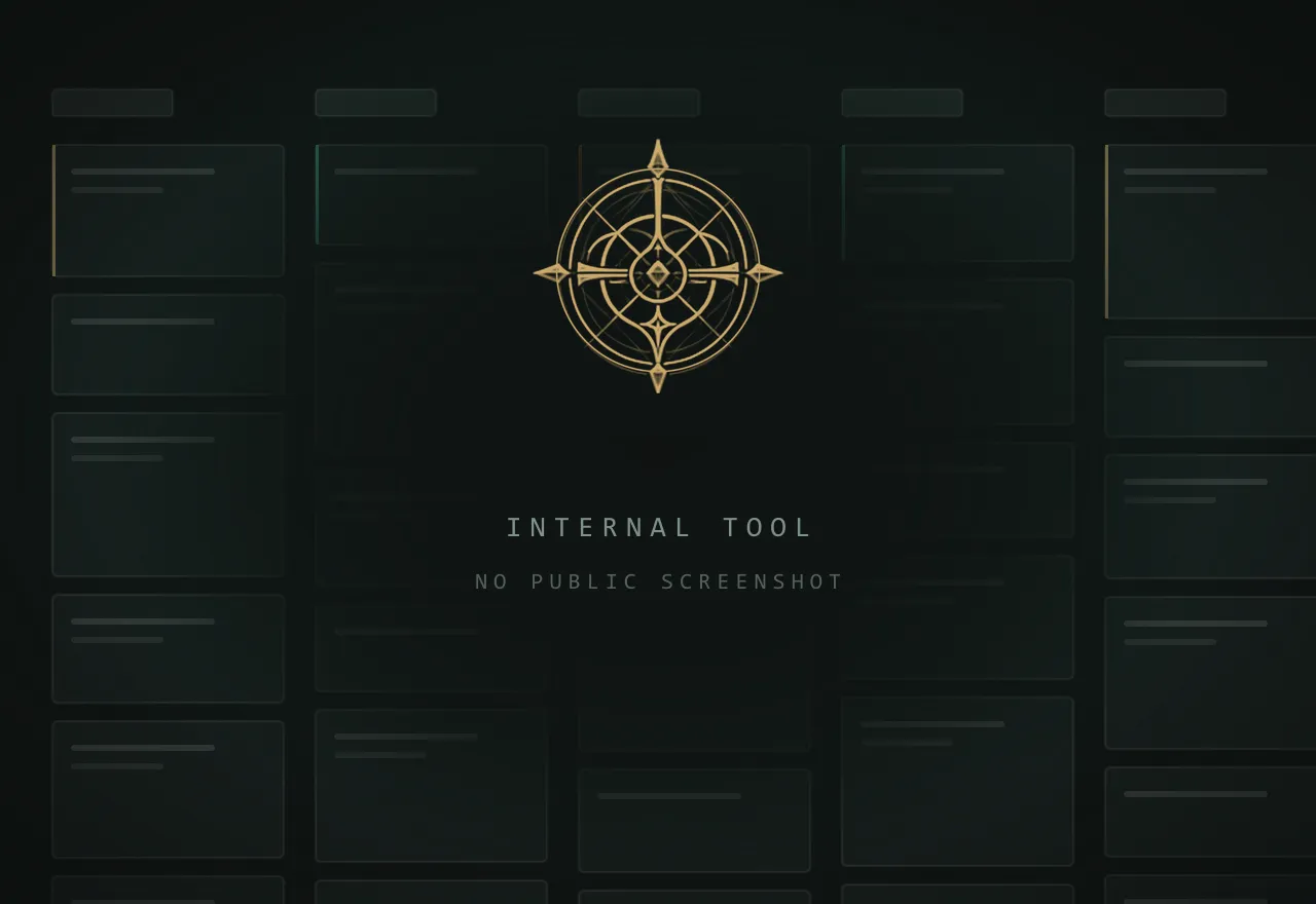 Cal Loop, an internal client tool with no public screenshot